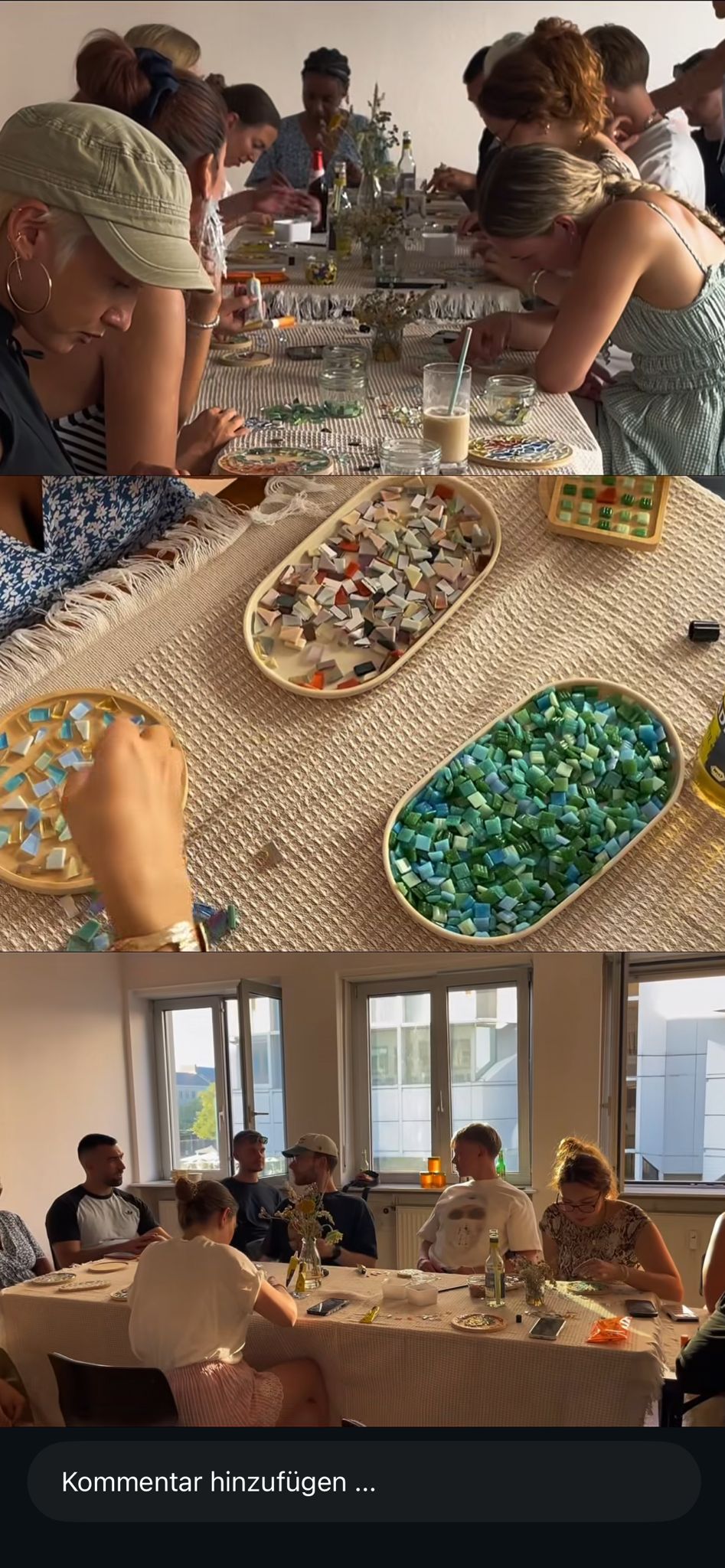 Einblick aus unserem Studio auf Instagram